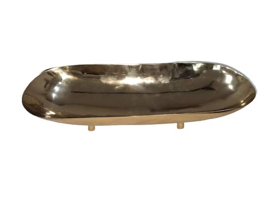 16.2" x 6" Metal Oval Tray by Ashland
